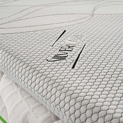 Mattress Topper, Firmness Corrector, 5 cm Height, Makes the Mattress Less Firm, Soft, Silver Fresh Cover, Removable and Machine-Washable Cover