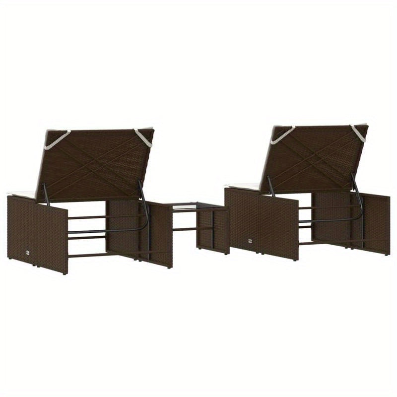 Lounge set – Loungeset – Tuinset – Tuinmeubelset – Zitset – Poly rattan – Bruin – Comfortabele Stoelen – Weerbestendig