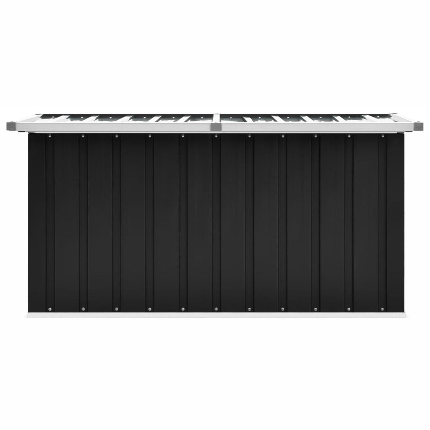 Tuinkist – Tuinkussenbox – Tuinopbergbox – Tuinbox – Opbergbox – Gecoat Metaal & Synthetisch Materiaal – 129x67x65 cm