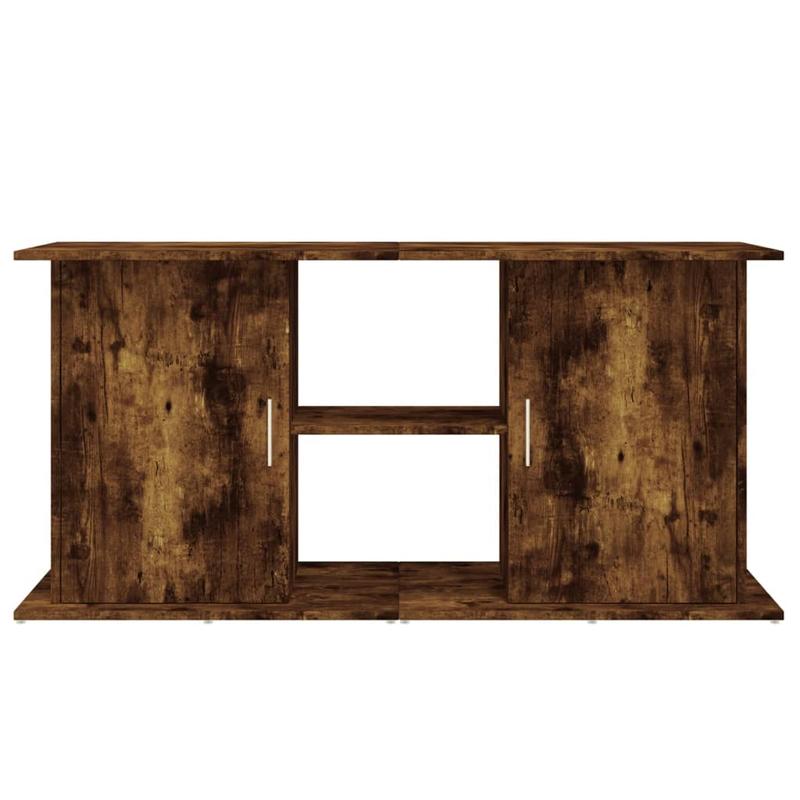 Aquariumstandaard – Visbakstandaard – Aquariummeubel – Aquariumtafel – Aquarium Onderstel – Heavy-Duty Geperst Hout – Ruime Afmeting 121x41x58 cm – Stabiel Rookeiken Design