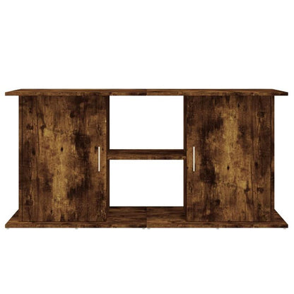 Aquariumstandaard – Visbakstandaard – Aquariummeubel – Aquariumtafel – Aquarium Onderstel – Heavy-Duty Geperst Hout – Ruime Afmeting 121x41x58 cm – Stabiel Rookeiken Design