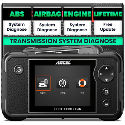OBD2 Scanner – Auto Diagnosetool – Foutcode Lezer – Motor Scanner – ABS SRS Transmissie – 7 Resetfuncties – AutoVIN Automatische Detectie