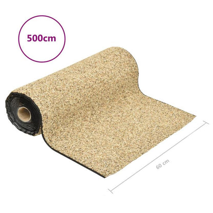 Steenfolie – Vijverfolie – Waterdichte Folie – Tuinfolie – Natuurlijke Zandvariant – 500x60 cm – Duurzaam En Flexibel