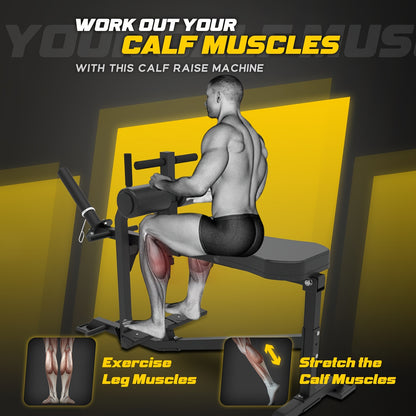 Legtrainer – Leg Exerciser – Beenapparaat – Thigh Trainer – Heuptrainer – Verstelbaar – Stabiel IJzeren Frame – Comfortabel Zitkussen – Zwart
