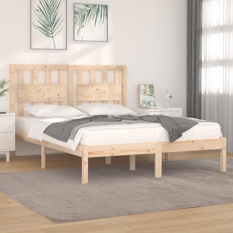 120X200 Cm Solid Wood Bed Jaw - Convenient And Removable