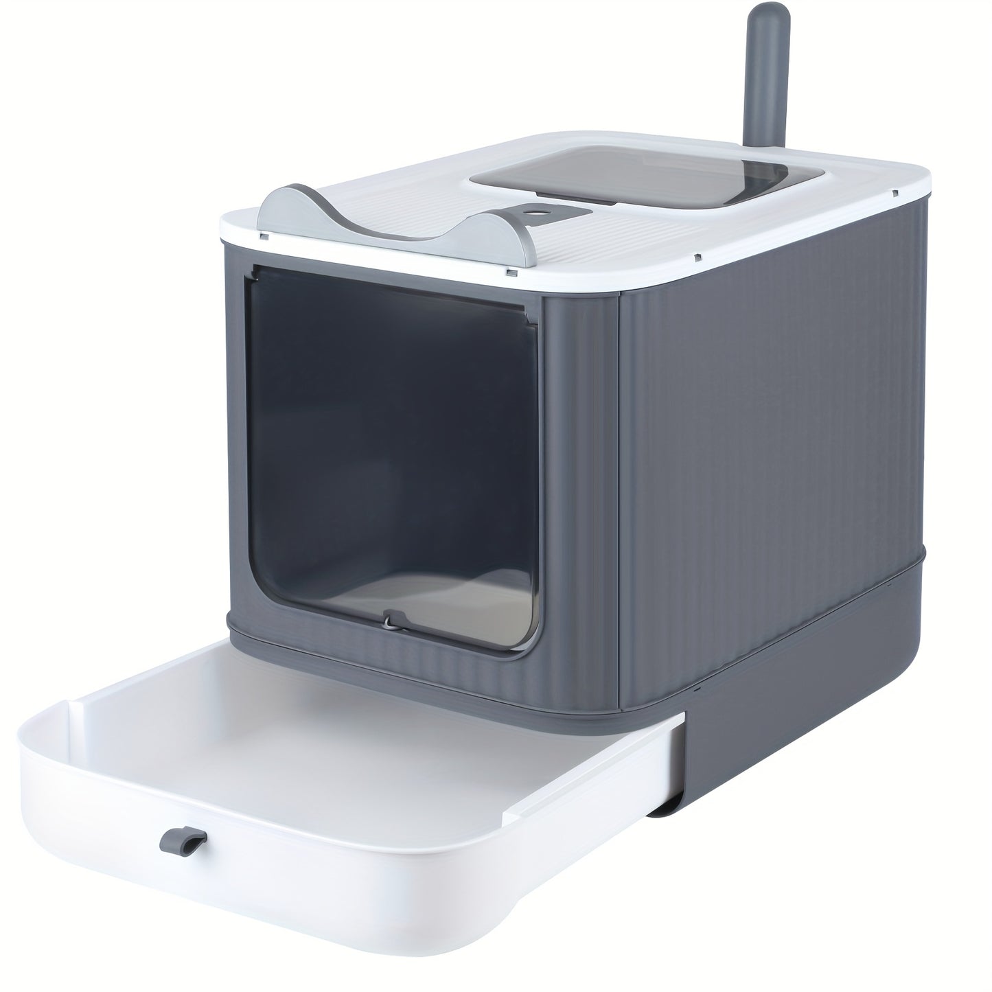 Kattenbak – Kattentoilet – Kattentoilet Trainingsset – Kattentoilet Trainingssysteem – Kattentoilet Kit – Ruimtebesparend Design – Hygiënisch ABS Materiaal 35x45x37 cm