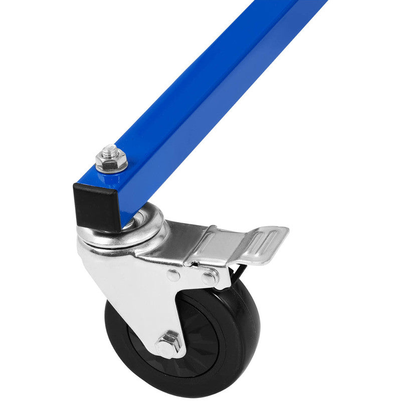 4-Wheel Paint Cart Stand with Swivel Handles