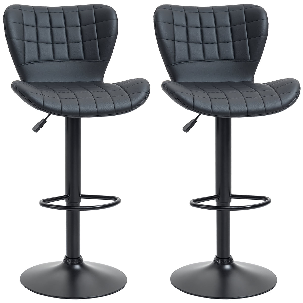 Verstelbare Bar Tafel – Uitschuifbare Bartafel – Hoektafel – Opbergbaar – Barmeubel – Zwart – Verstelbare Lengte en Vorm – 3 Verstelbare Planken