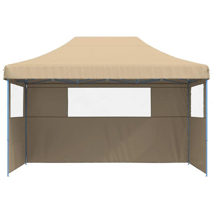 Portable Pop-Up Party Tent with 3-Sided Canopy & Zippered Doors - Instant Setup Event Tent with Beige & Blue Frame, Spacious Interior for Weddings, Birthdays, BBQs, Backyard Gatherings - Lightweight & Sturdy Design for Garden