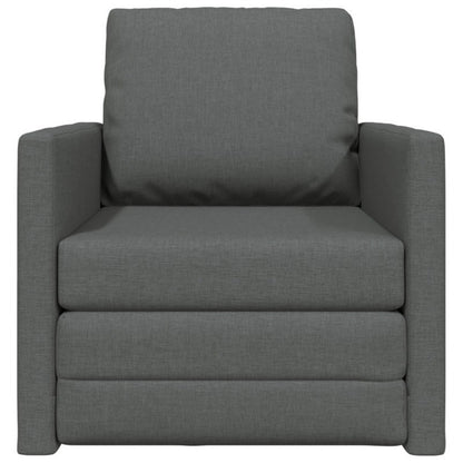 Slaapbank – Bedbank – Slaapbankje – Zitbank – 2-in-1 Meubel – Antraciet – Ruimtebesparend – Comfortabele Zachte Kussens