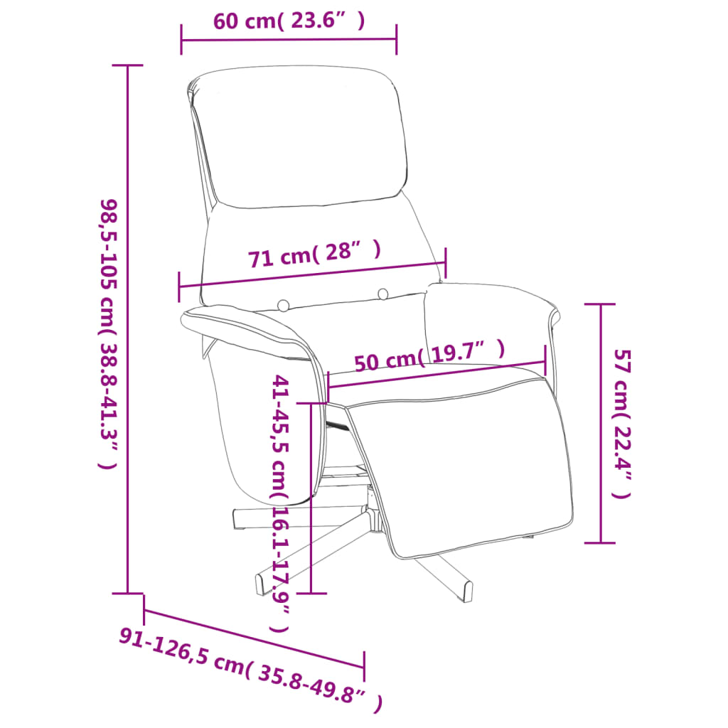 Vidaxl Armchair Relaxation Armchairs
