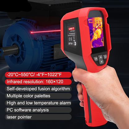 Handheld Warmtebeeldcamera – Thermische Camera – Infraroodcamera – Temperatuurcamera – IR Warmtebeeldsensor – 160x120 Resolutie – Temperatuurbereik -20°C tot 550°C – USB Oplaadbare Lithiumbatterij 2600mAh