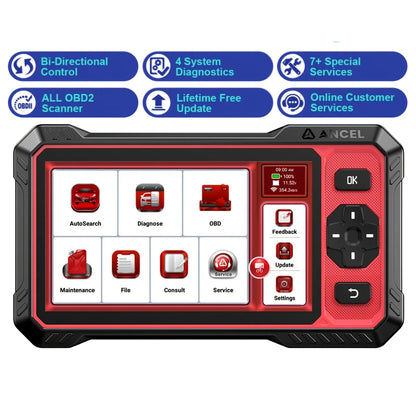 OBD2 Scanner – Draadloze Auto Diagnose Scanner – Autodiagnose Tool – Foutcode Uitlezer – Auto Scanner – 15+ Resetfuncties – WiFi Levenslange Updates