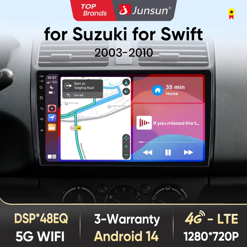 Autoradio – Multimediaspeler – Smart Radio – 2-DIN Autoradio – Multimedia Systeem – 10 Inch Touchscreen – 4G Internet – Android Auto & CarPlay