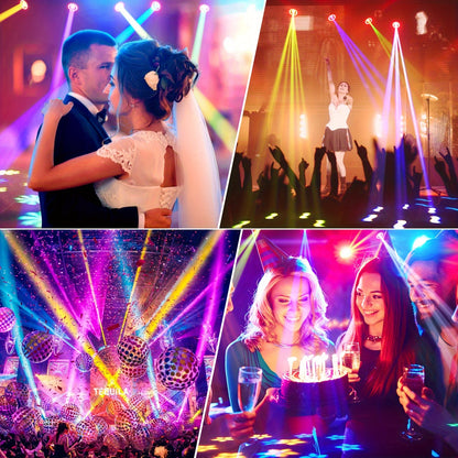 150W LED Moving Head – Effectlamp – Podiumverlichting – Lichtshow Lamp – Theaterlicht – 16 Prisma's – DMX 512 Bedienbaar