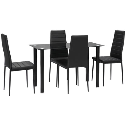 Eetkamerstoelen – Stoelen – Bistrostoelen – Keukenstoelen – Zitstoelen – Set van 2 – Linnen-Polyester Bekleding – Comfortabele Schuimrubber Zitting