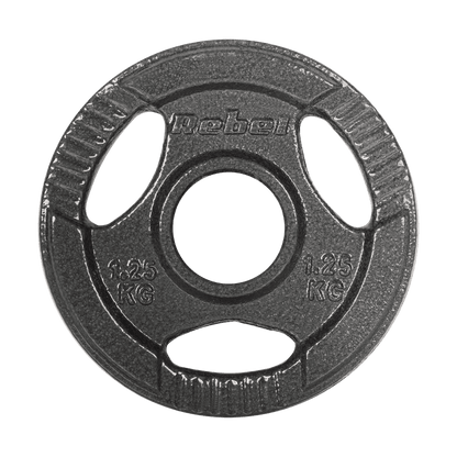 Gietijzeren Gewichtenset – Halterschijven – Fitnessgewichten – Gewichtplaten – Dumbbell Schijven – 4x1,25 kg – 51 mm Gat – Handgrepen