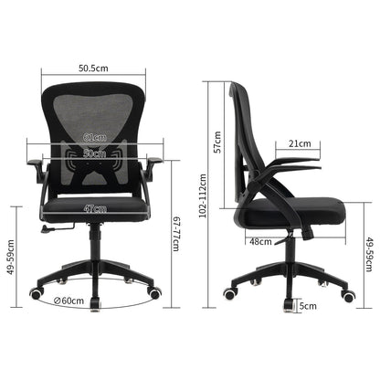Bureaustoel – Kantoorstoel – Computestoel – Werkstoel – Ergonomische Stoel – Beige Goud – PU Lederen Bekleding – Max Draagkracht 180 kg