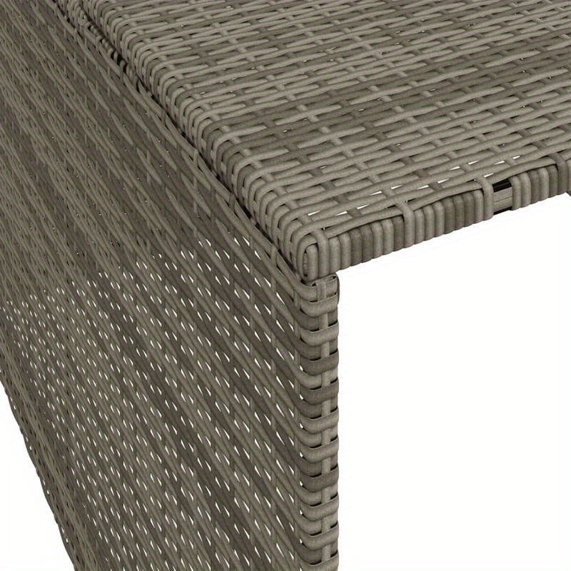 Grasmaaier Hoes – Maaierbescherming – Robotmaaier Cover – Tuinmachine Hoes – Waterafstotende Beschermhoes – Grijs – Polyrattan Materiaal – 86 x 90 x 52/57 cm