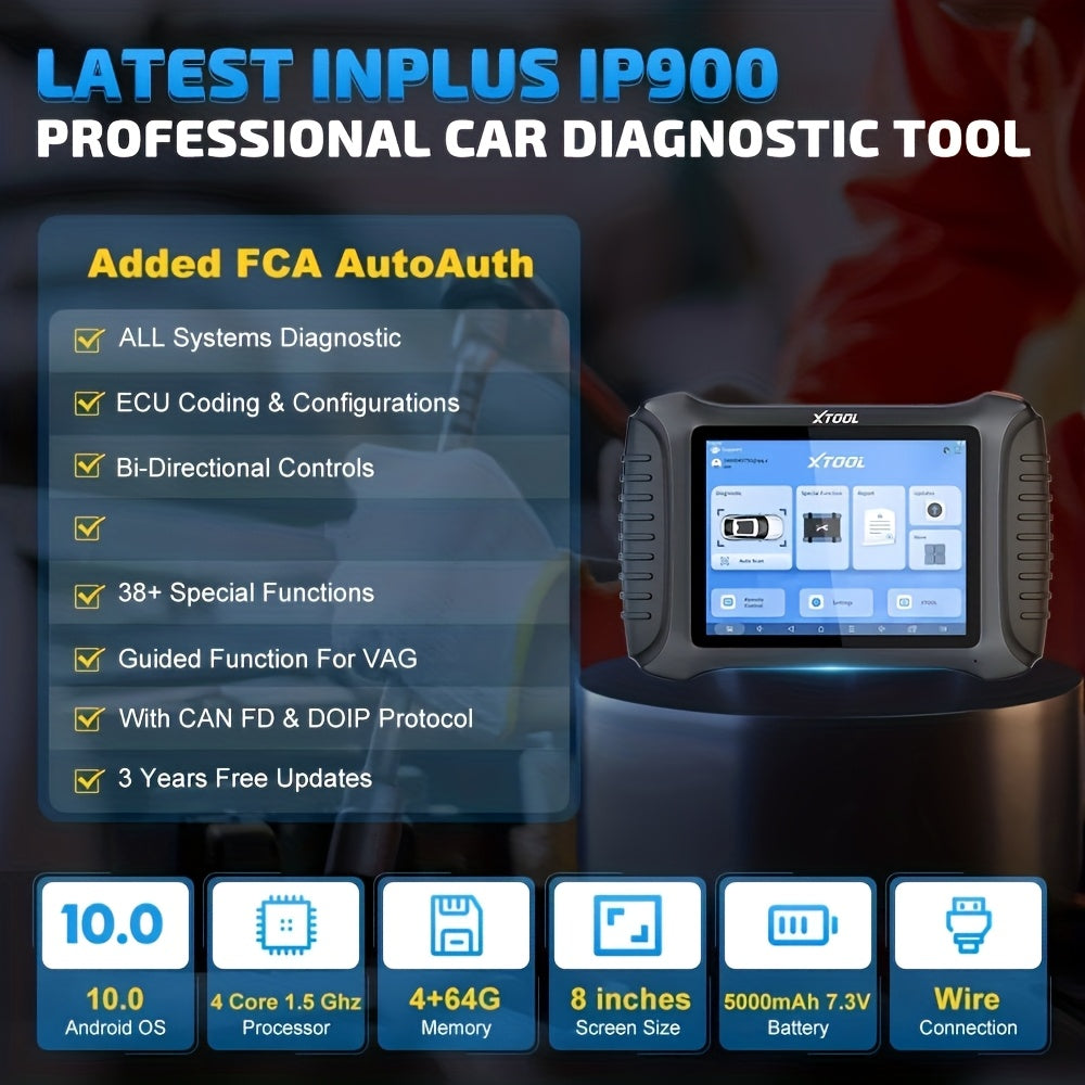 Autodiagnosetool – Auto OBD Scanner – Foutcode Scanner – Voertuig Diagnosesysteem – Diagnosescanner – Bidirectionele Bediening – 3 Jaar Gratis Updates