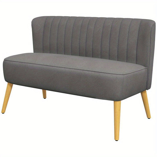 Bankbed – Slaapbank – Bedbank – Sofa Bed – Logeerbed – Memory Foam Kussens – Hardhouten Frame – Donkergrijs – Ruimtebesparend – Duurzame Stof