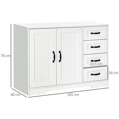 Opbergkast – Opbergmeubel – Kasten – Opbergmeubel – Multifunctionele Kast – Hardhout & Metaal – Compact Formaat Minder Dan 70 cm