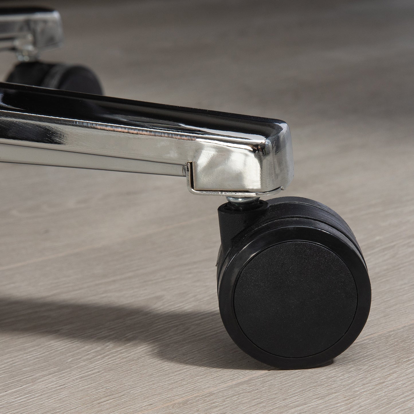 Bureaustoel – Ergonomische Stoel – Office Chair – Kantoorstoel – Computerstoel – Verstelbare Hoogte 123-129 cm – Lichtgrijze Stof Met Zwarte Details
