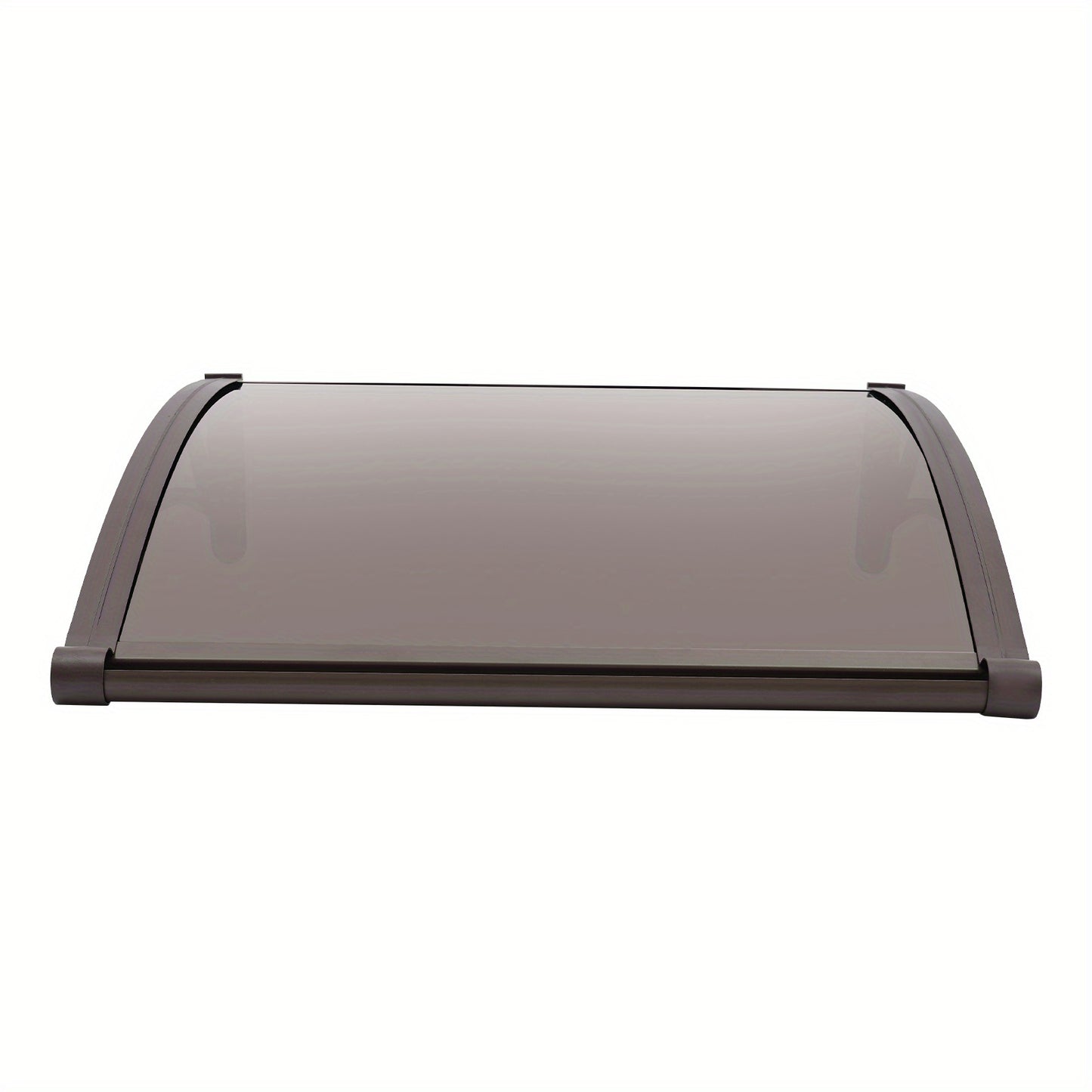 Large 80x80cm Heavy-Duty Aluminum Alloy & PC Window Door Awning with Frame & Panels - 49.9 KG Capacity, All-Weather Retractable Patio Awning for Balcony, Cafe, Shop - Easy Installation, Modern Design, Durable Outdoor Canopy (