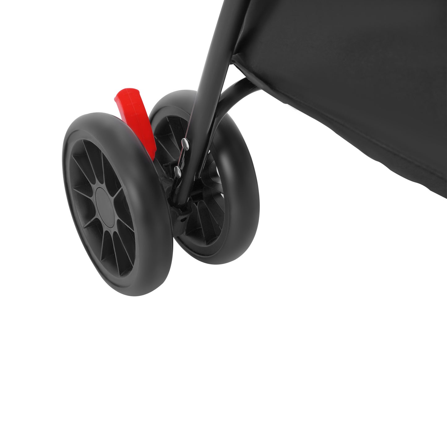 2-layer Pet Trolley | Black, Multi-functional, Thoughtful Design, Suitable Load Bearing, Safe and Comfortable, Made of Alloy Steel and Polyester, Brand: NaMaSyo