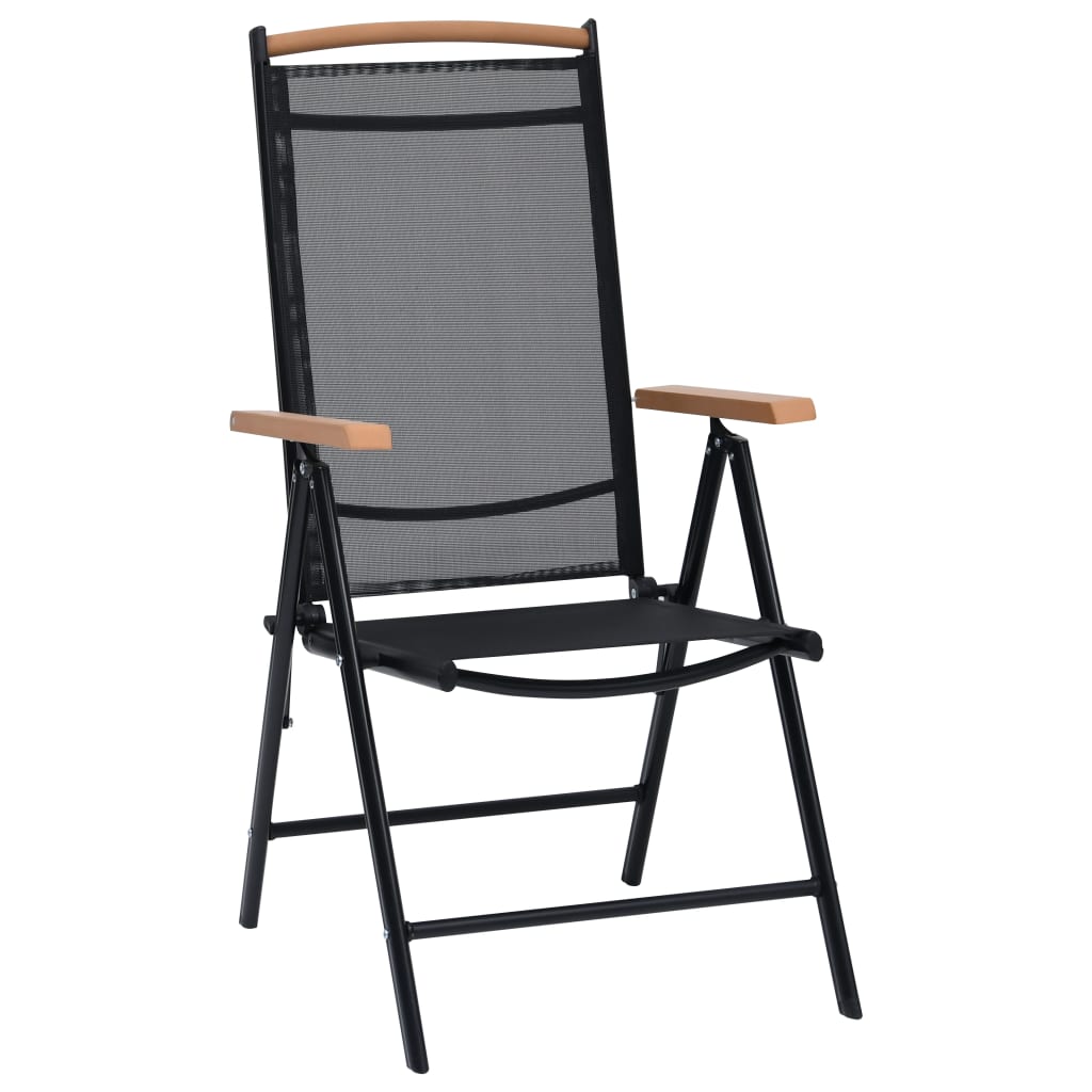 Tuinstoelen – Inklapbare Stoelen – Balkonstoelen – Aluminium Frame – Verstelbare Rugleuning – Weerbestendige Bekleding