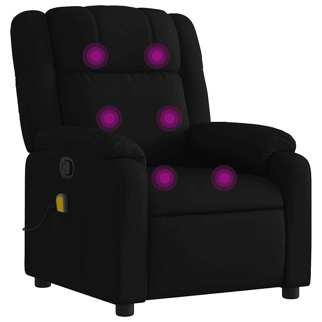 Massagestoel – Relaxstoel – Massage Fauteuil – Ontspanningsstoel – Massagezetel – Handmatig Verstelbaar – Stevig Hout & Metaal Frame