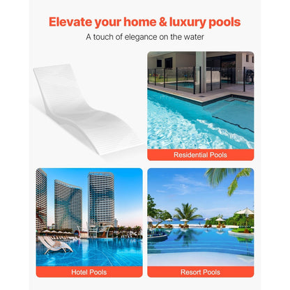 Lounge Chair – Ligstoel – Chaise Lounge – Zwemstoel – In-Pool Ligstoel – Ergonomisch S-Vorm Ontwerp – Duurzaam PE Materiaal