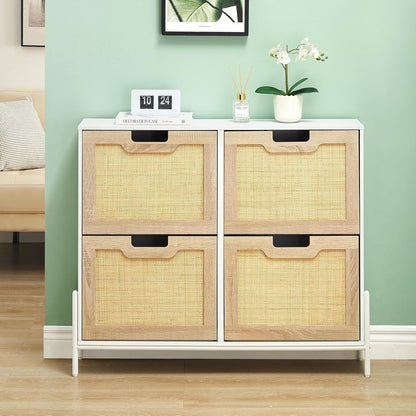 4-Door Shoe Cabinet Organizer | Holds 20 Pairs, Adjustable Shelves, Modern Hallway Storage Furniture, Spacious Storage Capacity, Flip Drawer Design, Hardwood, Floor Mount