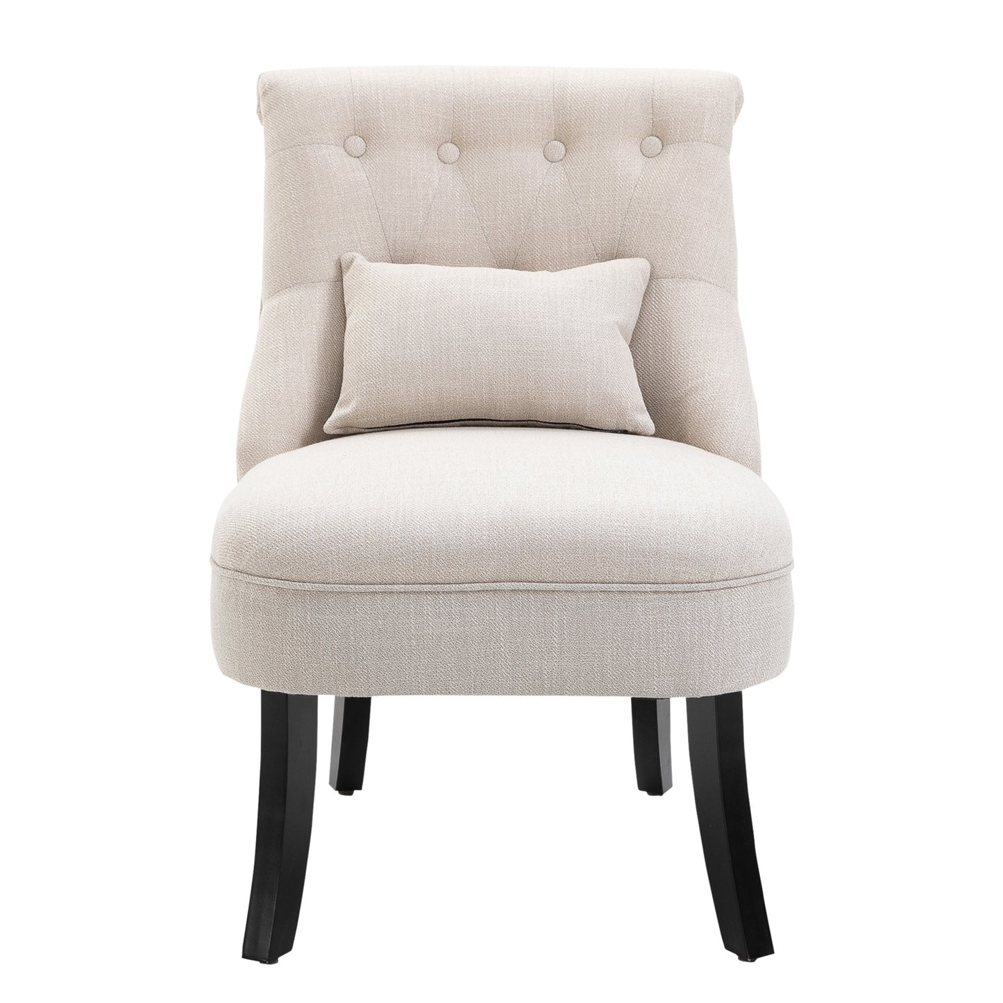 Fauteuil – Relaxstoel – Leunstoel – Zetel – Schommelstoel – Linnen Look Stof – Ergonomisch Comfort Met Dikke Foam Vulling