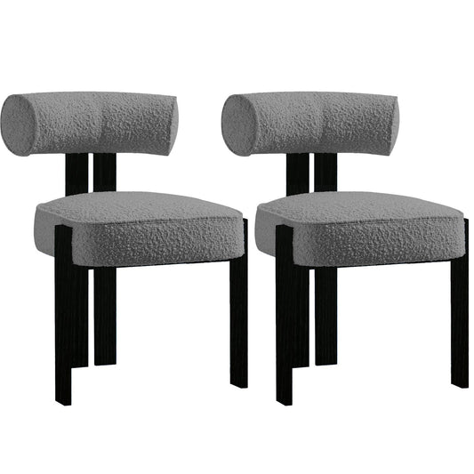1pc Modern Upholstered Dining Chair with Microfiber & Frame - Easy-Clean Kitchen or Living Room Chair, Manual Adjustment, Classic Style (Suitable for Dining Table,)
