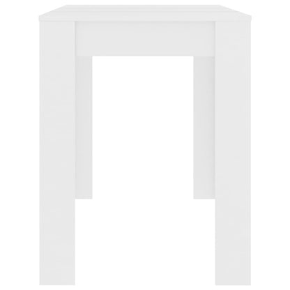 Eetkamertafel – Keukentafel – Tafel – Maaltijdtafel – Eettafel – Wit Design – Hout Materiaal – 120x60x76 cm – Strak & Duurzaam