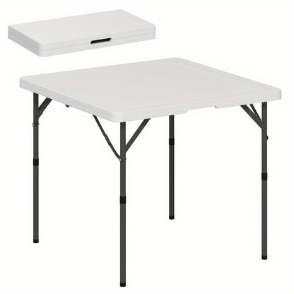 Inklapbare Tafel – Picknicktafel – Campingtafel – Tuin Tafel – Buiten Tafel – Verstelbare Hoogte – Stevig Metalen Frame