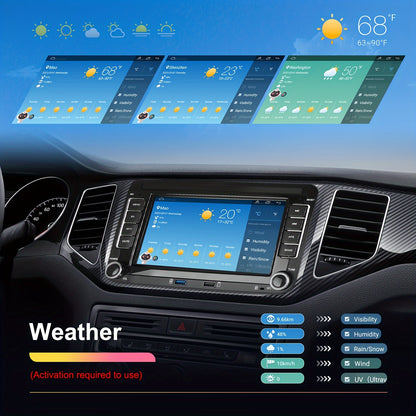 Android 13 Autoradio – Multimedia Systeem – Inbouw Radio – Auto Dashboard Speler – Car Navigation – 17,78 cm Touchscreen – Draadloze CarPlay & Android Auto