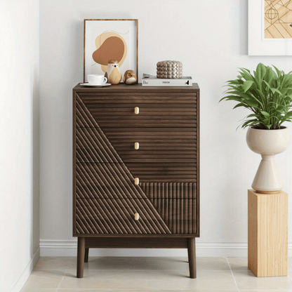 Ladekast – Ladenkast – Kommode – Opbergkast – Dressoir – Modern Design – Geen Montage Nodig – Duurzaam Non-Houten Materiaal – Compact Verticaal Opbergmeubel