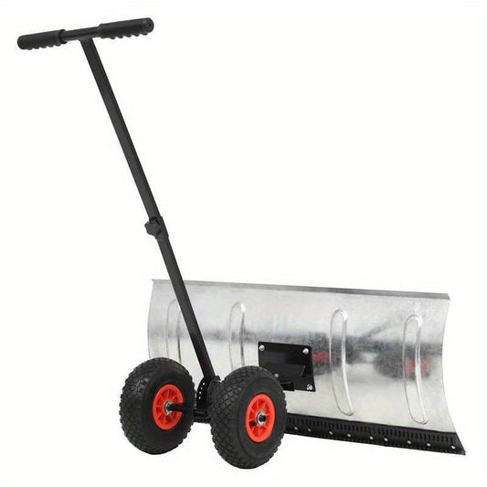 Sneeuwschep – Sneeuwblazer – Sneeuwruimer – Sneeuwschuiver – Hand- Sneeuwschep – Met Wielen – 100x44 cm – Lichtgewicht Slagvast Plastic