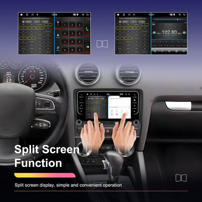 Android Autoradio – Auto Multimedia Speler – GPS Navigatie Systeem – Touchscreen Radio – Met Achteruitrijcamera en Microfoon – 7 Inch Display – Draadloze CarPlay & Android Auto