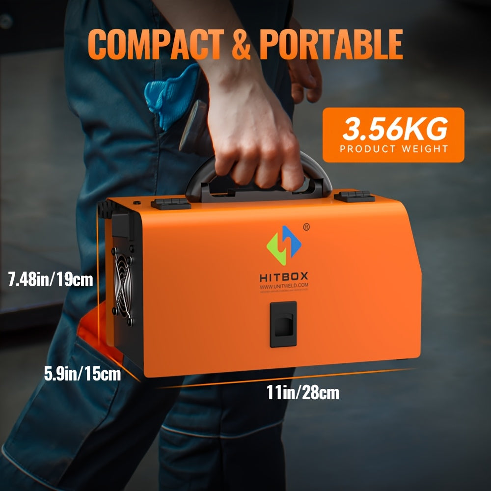 3-in-1 Lasmachine – MIG Lasser – TIG Lasser – MMA Lasser – Gasloos Lassen – 200A Max Vermogen – Compact Draagbaar Ontwerp