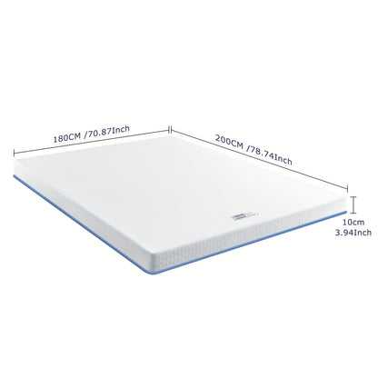 Matras Topper – Topmatras – Topdekmatras – Matrastopper – Topmatras 160x200 cm – 10 cm Dik – Dubbele Hardheid H2 & H3 – Wasbare Afritsbare Hoes