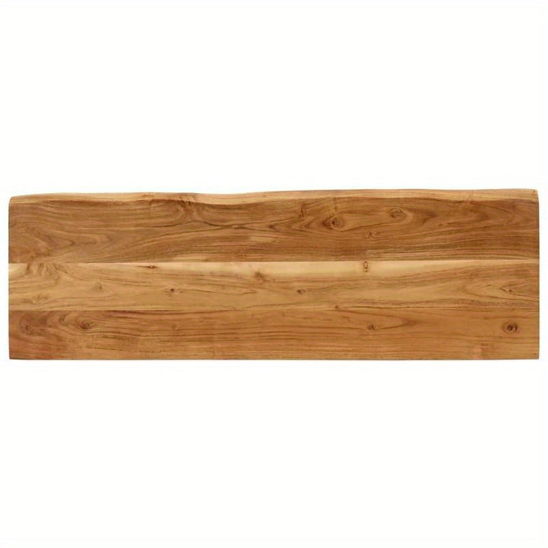 Bench with a Natural Edge, 105 Cm, Made of Solid Acacia Wood. This Bench Is Ideal As a Shoe Stool in Your Hallway Or As a Storage Stool in Your Living Room.