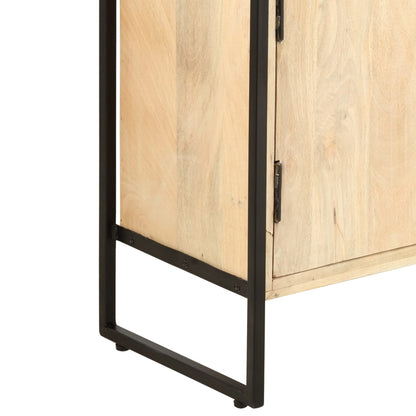 Boekenkast – Boekenrek – Vakkenkast – Stellingkast – Opbergkast – Massief Mango Hout – Industrieel Metaal Frame