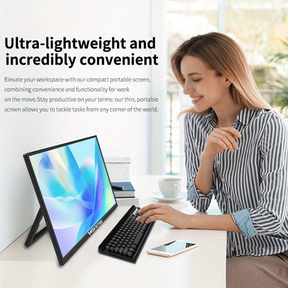 Draagbare Monitor – Portable Scherm – Second Screen – Extra Display – USB Monitor – 18,5 Inch – 100Hz Verversing – 100% sRGB Kleuren