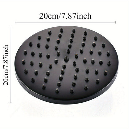 Douche Systeem – Douchekolom – Handdouche – Douchekraan – Wandgemonteerd – Zwart Design – RVS & Messing – Verstelbare Hoogte 85-110 cm