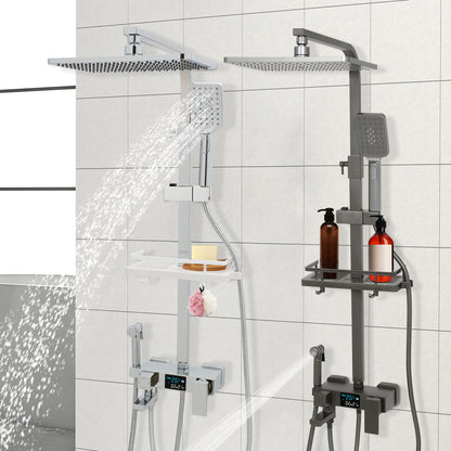 Four Water Outlet Modes Comfortable Shower Adjustable Height Range High Practicability Build to Last Shower System