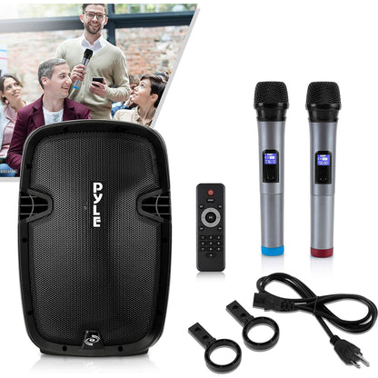Draadloze Speaker – Bluetooth Speaker – Mobiele Luidspreker – PA Systeem – Karaoke Speaker – 1000W Piekvermogen – Ingebouwde Oplaadbare Accu Met Wieltjes