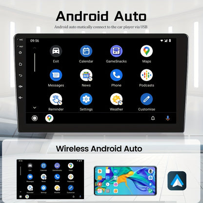 Android Carplayer – Multimedia Systeem – Autoradio – Navigatie Unit – Touchscreen Radio – 9 Inch HD Scherm – Draadloze CarPlay & Achteruitrijcamera – Android 15 Update – 4GB RAM 64GB Opslag